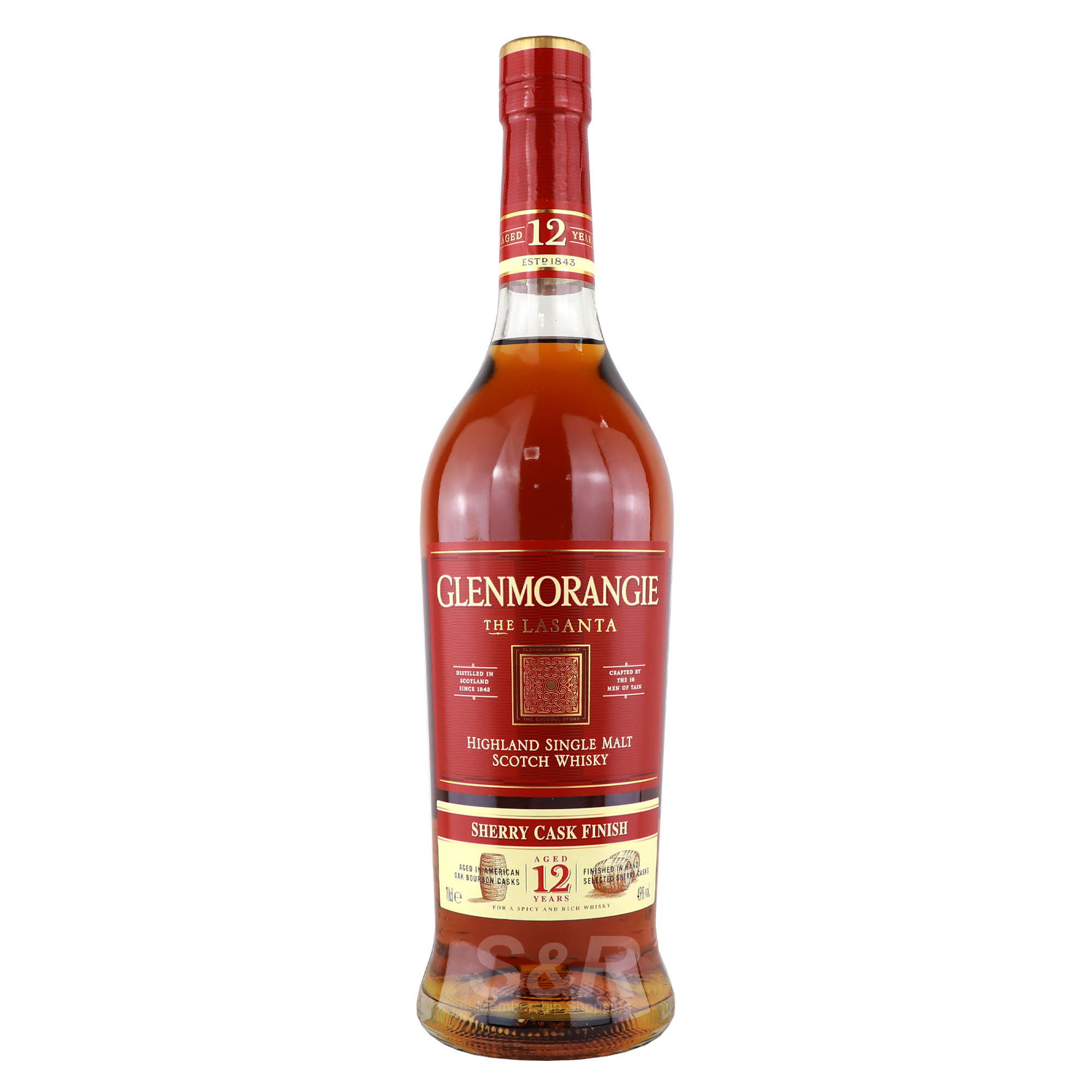 Glenmorangie The Lasanta Scotch Whisky 12 YO 700mL Glenmorangie The Lasanta Scotch Whisky 12 YO 700mL